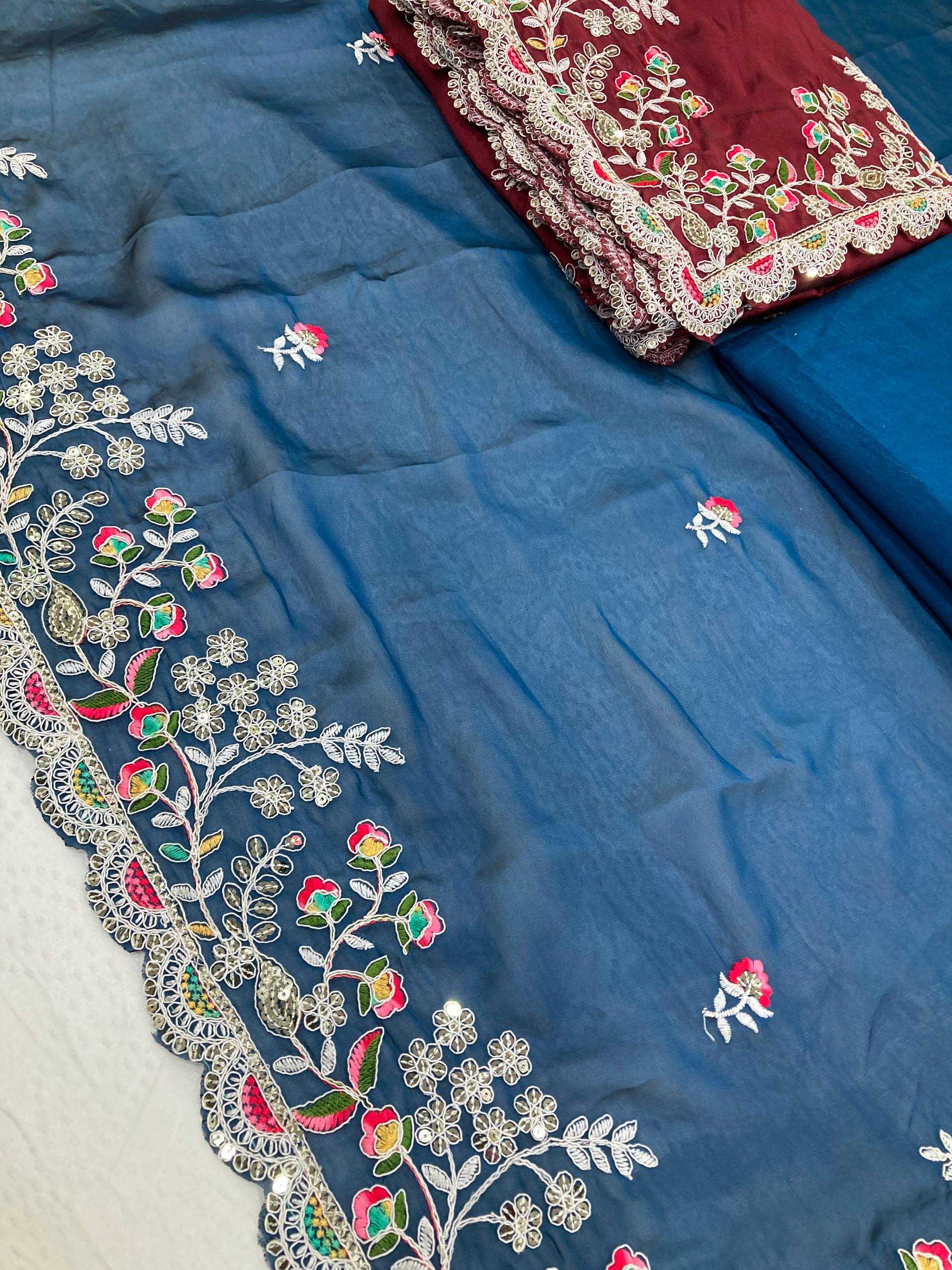 Rangoli Silk Embroidered Sarees